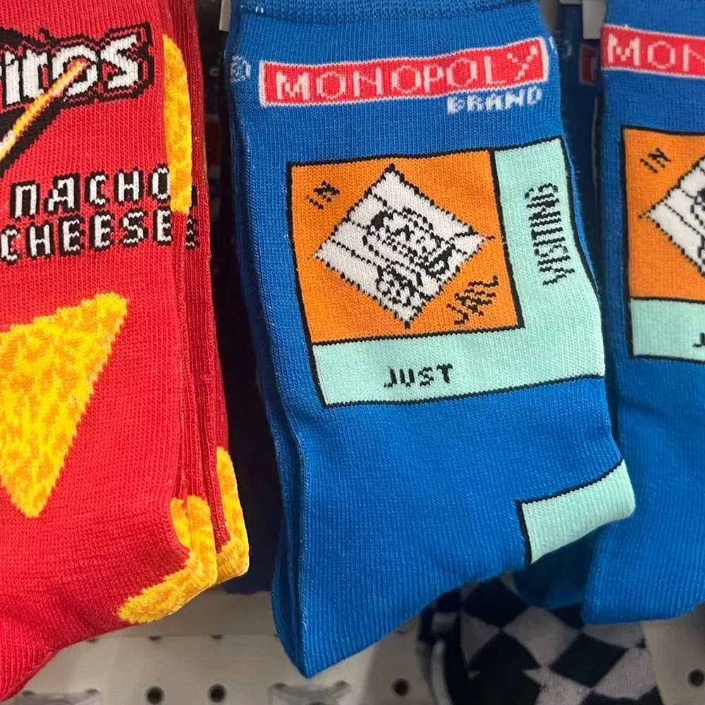 Paul Frank Unisex Black and Multicolor Monkey, Polo Club and famous brand socks. - Picture 4 of 11